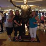 Pam Derry, Janene Phillips, and Victoria Claypoole spend some free time at Caesar's Palace in-between events at the USAPL Nationals Competition  